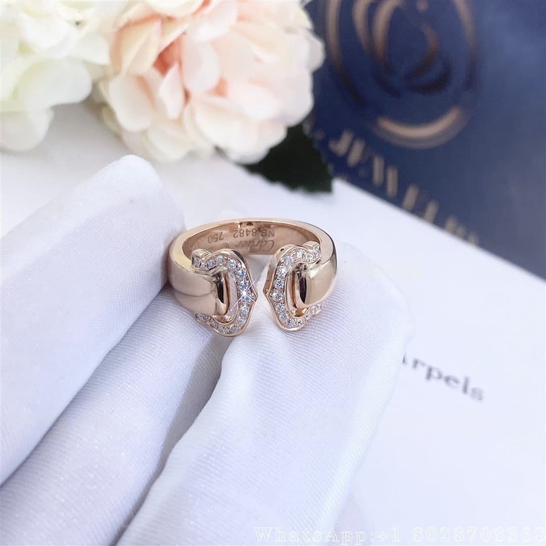 Кольцо Cartier C de Cartier, розовое золото 3