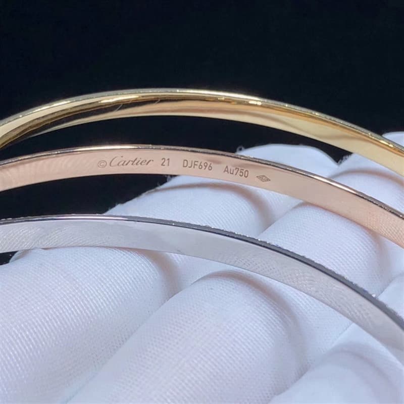 Браслет Cartier Trinity, 3,84ct 6