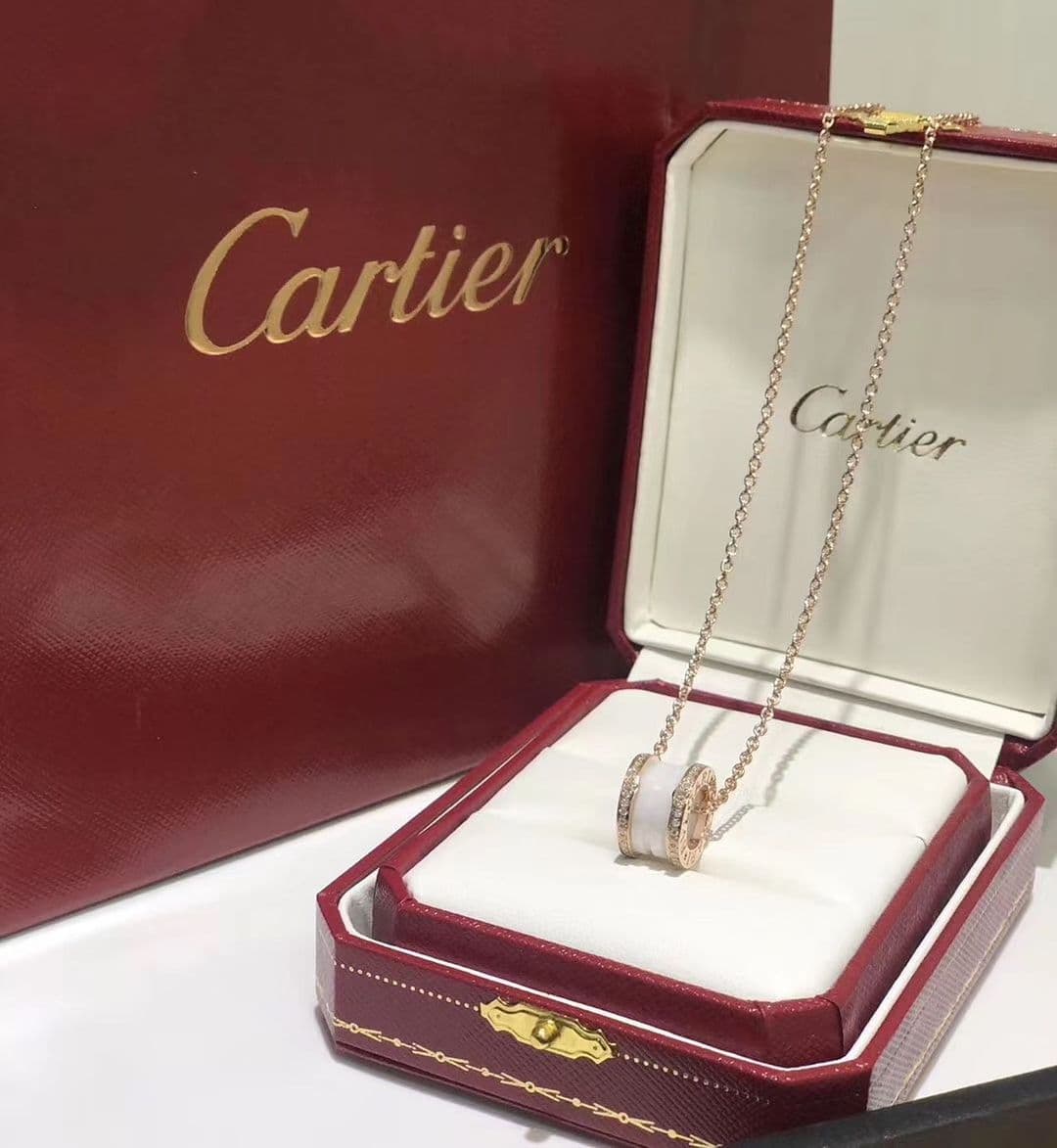 Колье Bvlgari золото, керамика 2