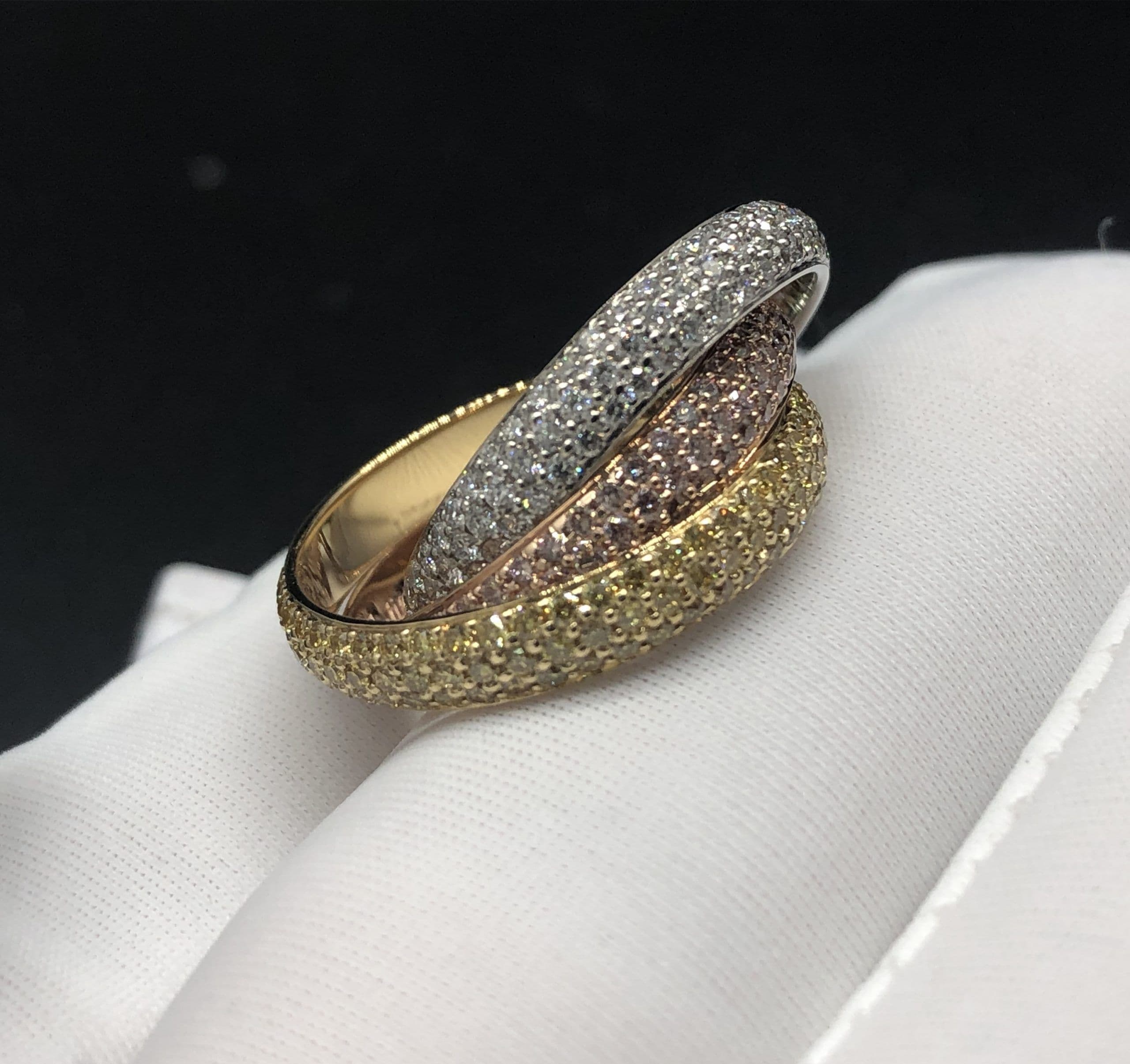 Кольцо Cartier Trinity 2