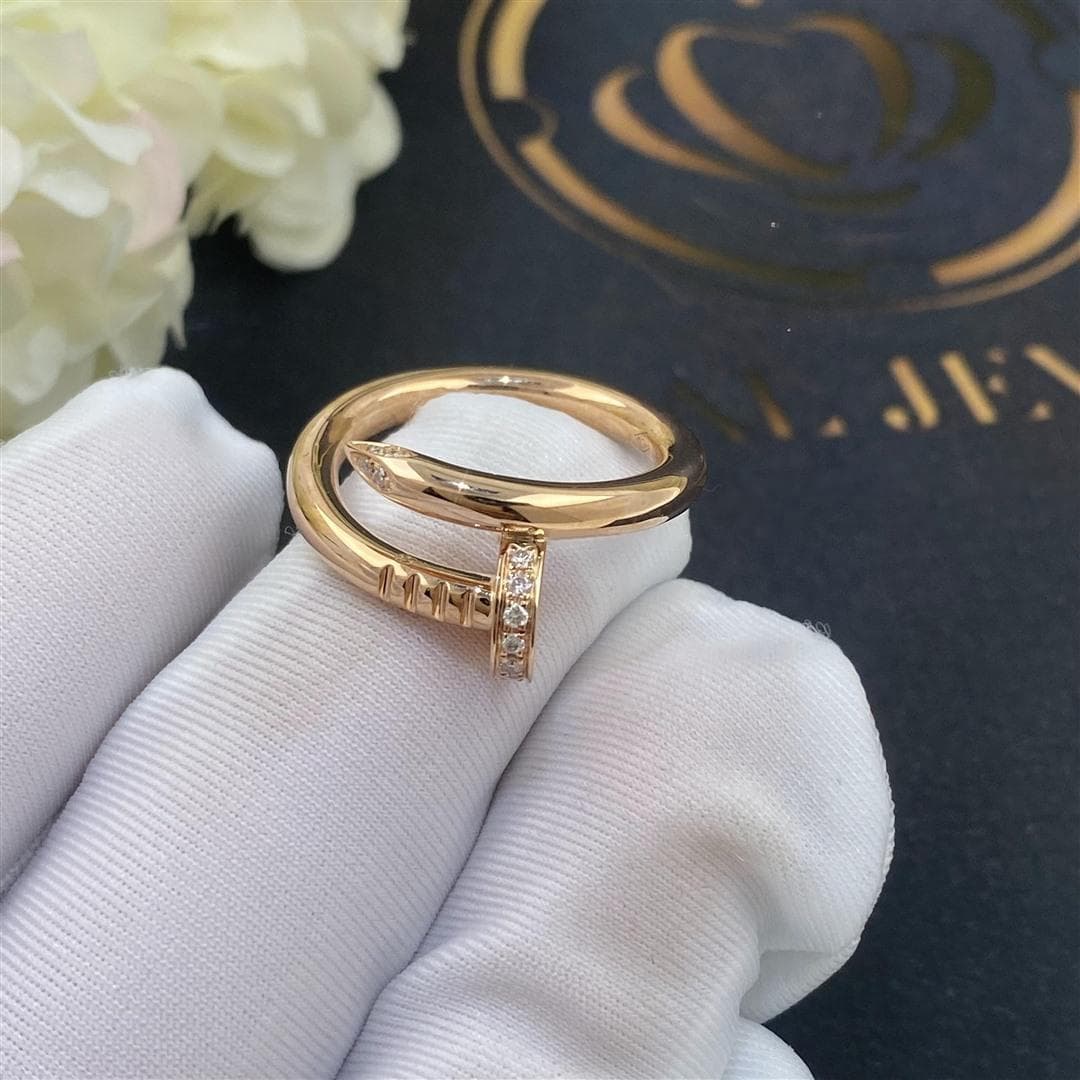 Кольцо Cartier Juste un Clou, розовое золото 2