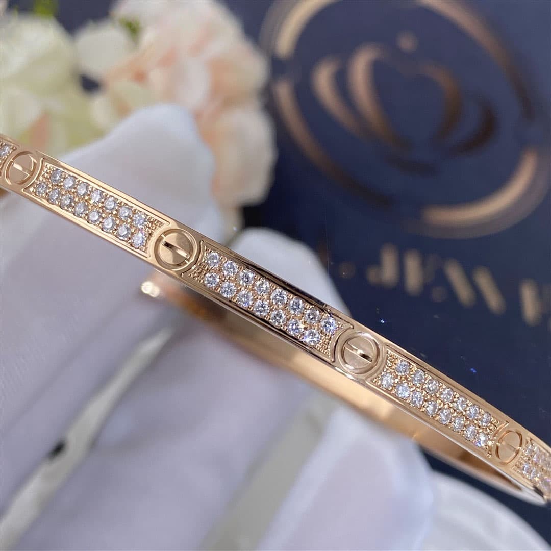 Браслет Cartier Love, маленькая модель 0,95ct 5