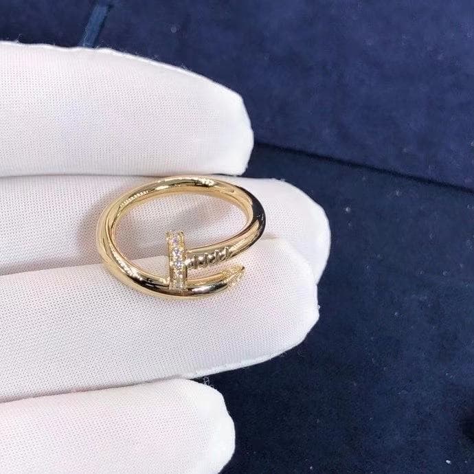 Кольцо Cartier Juste un Clou желтое золото, бриллианты 6