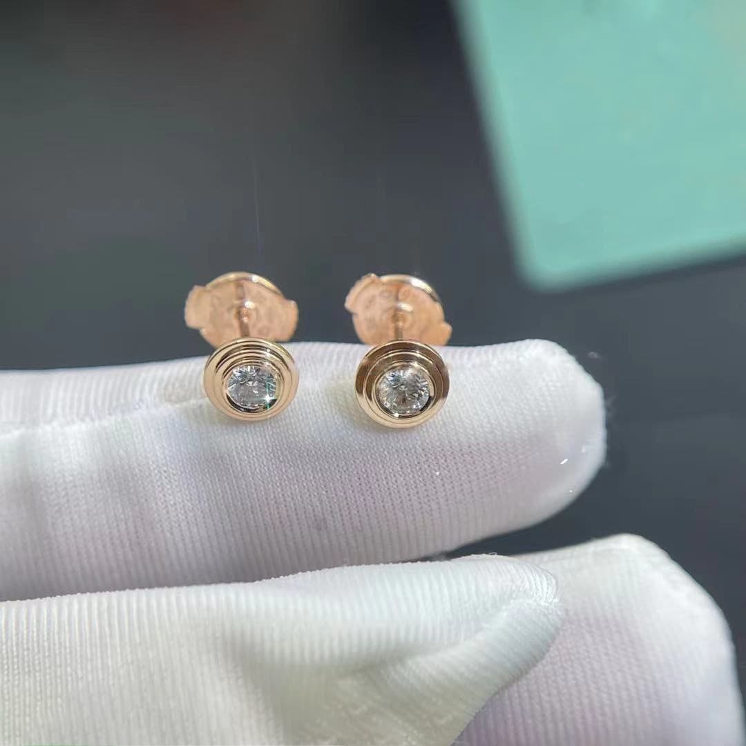 Серьги Cartier с бриллиантами 0,18ct 4