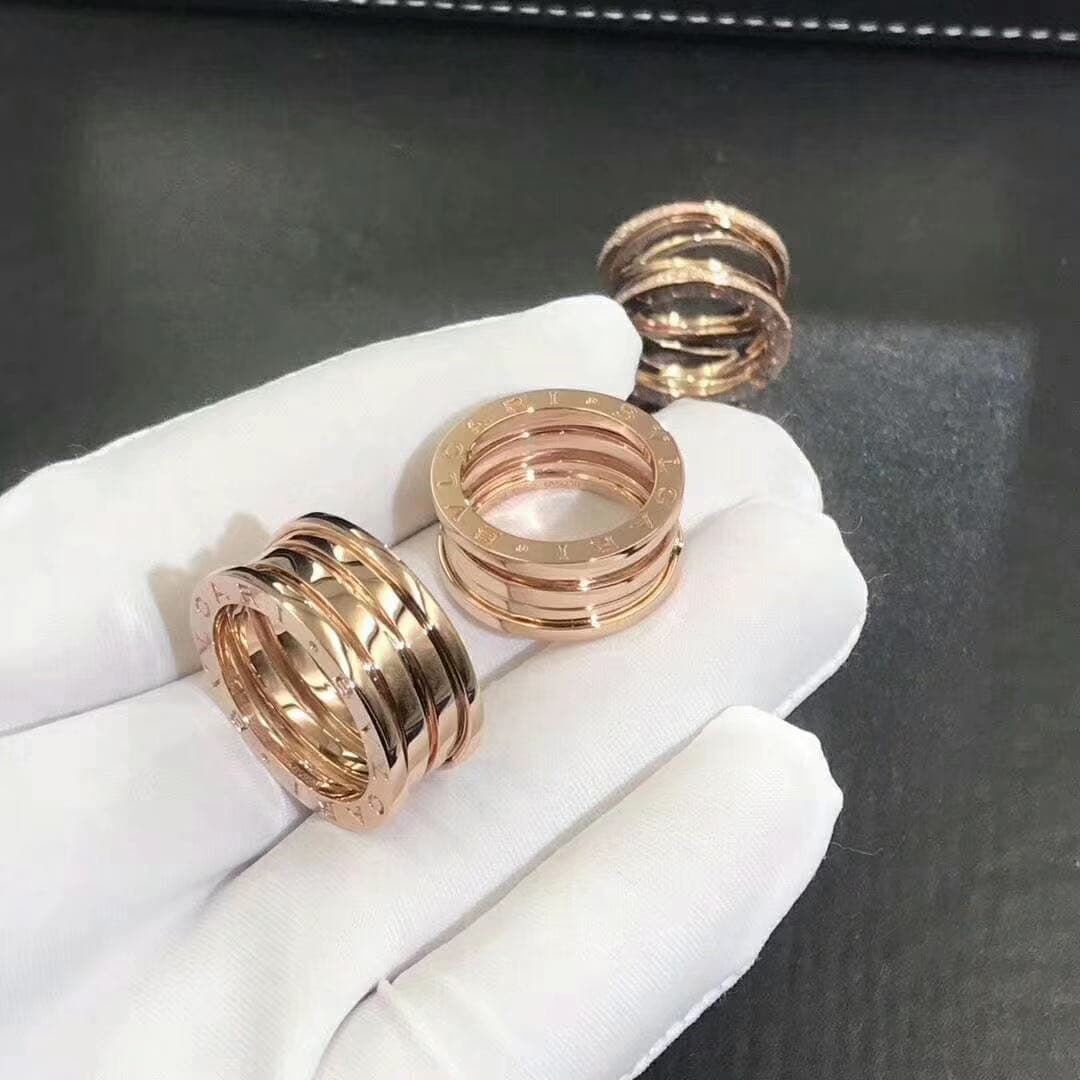 Кольцо Bulgari B.zero1 желтое золото 4