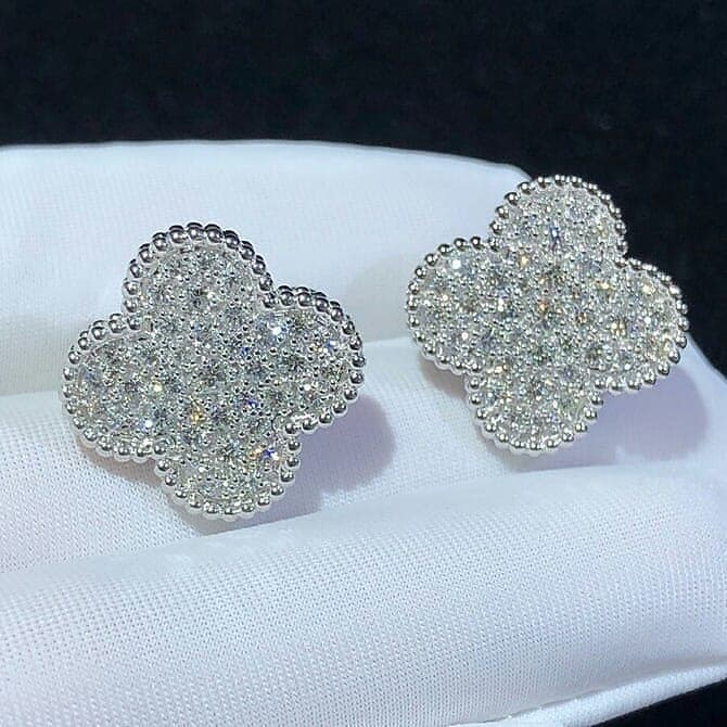 Серьги Van Cleef & Arpels, бриллианты 2,14 ct 2