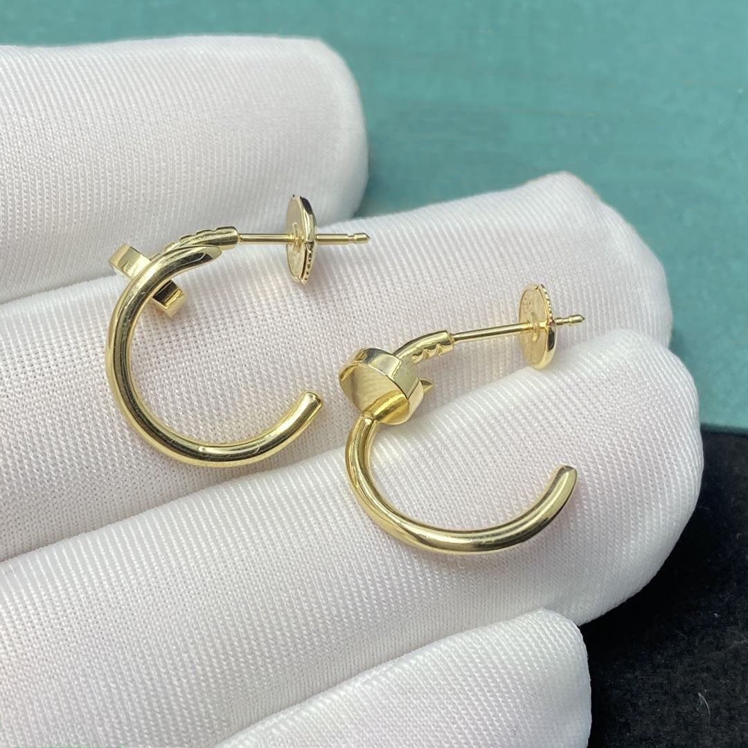 Золотые серьги Cartier Juste Un Clou 3