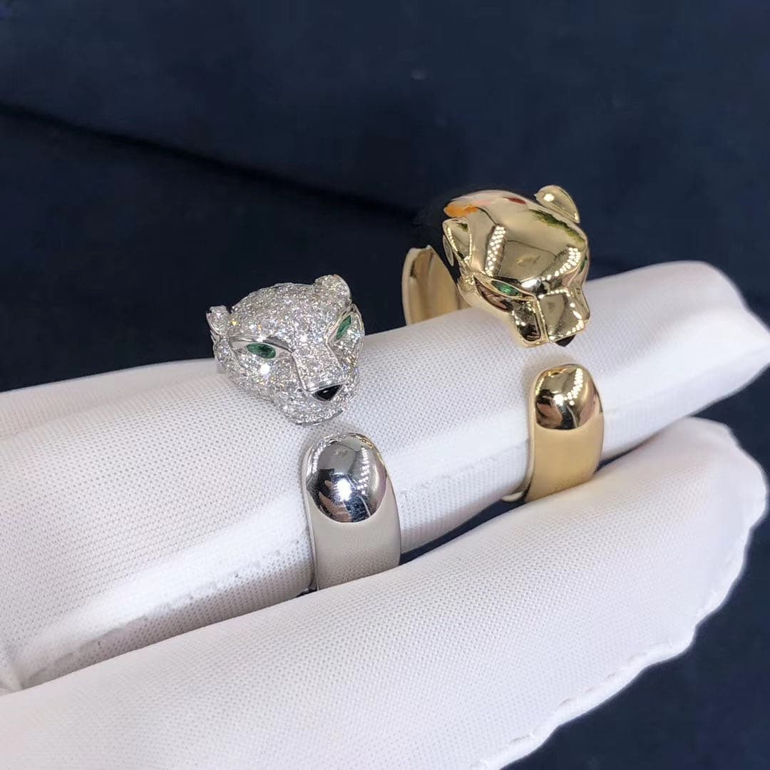 Кольцо Panthere de Cartier 137 бриллиантов, белое золото 3