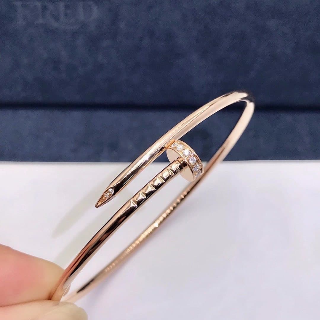 Браслет Cartier розовое золото, 0,18 ct 1