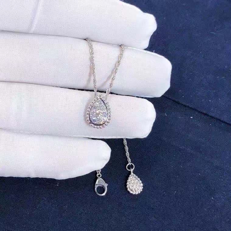 Подвеска Boucheron Serpent Bohème мотив маленького размера белое золото, бриллианты 3