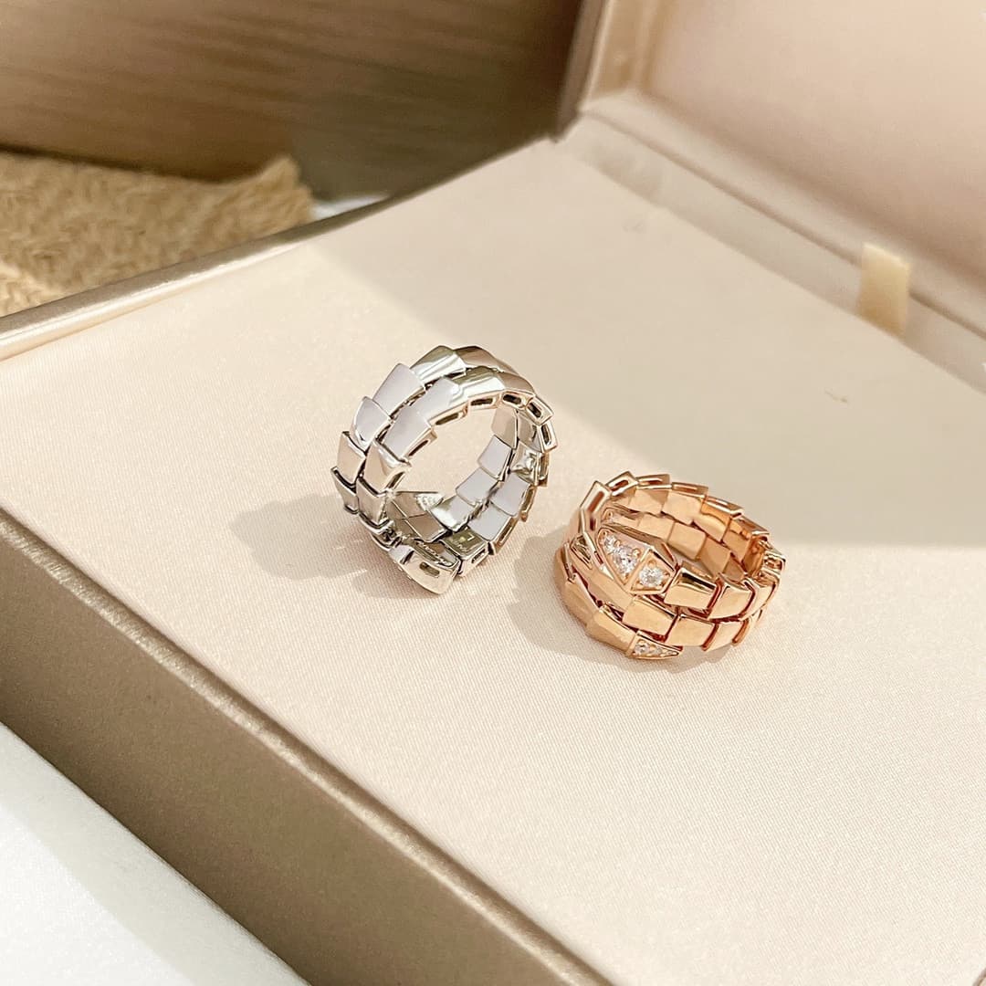 Кольцо Bvlgari Serpenti Viper в два витка 5