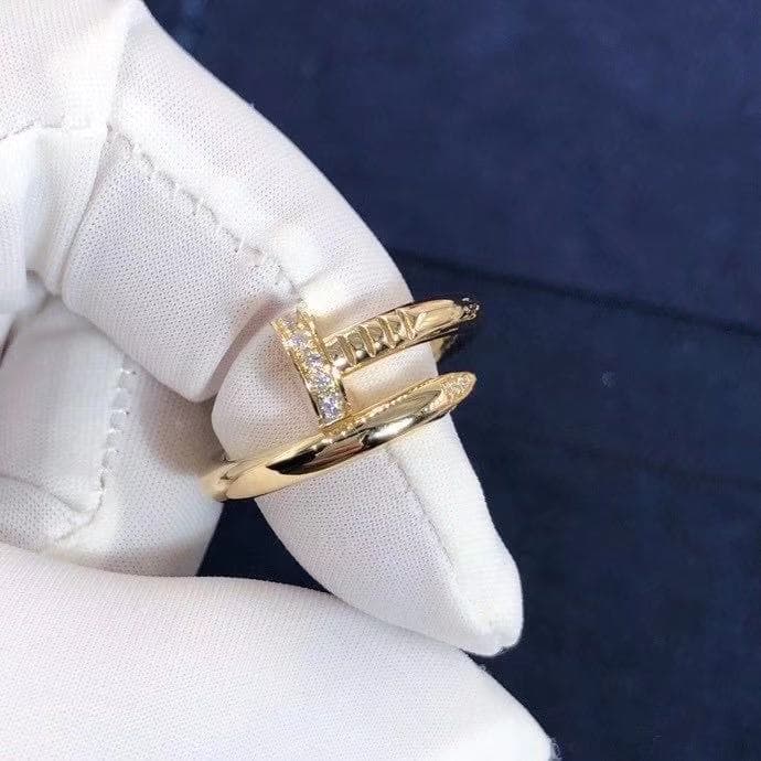 Кольцо Cartier Juste un Clou желтое золото, бриллианты 5