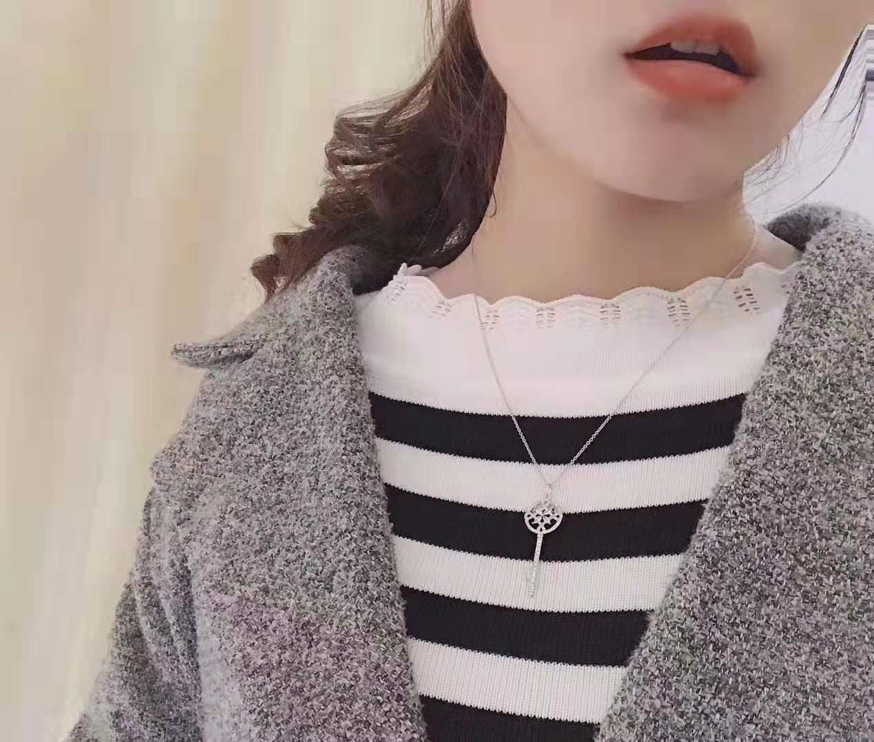 Подвеска Tiffany Victoria с бриллиантовым паве белое золото 4