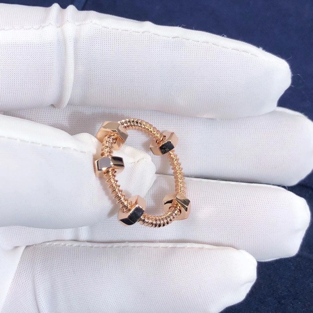 Кольцо Ecrou De Cartier розовое золото 8