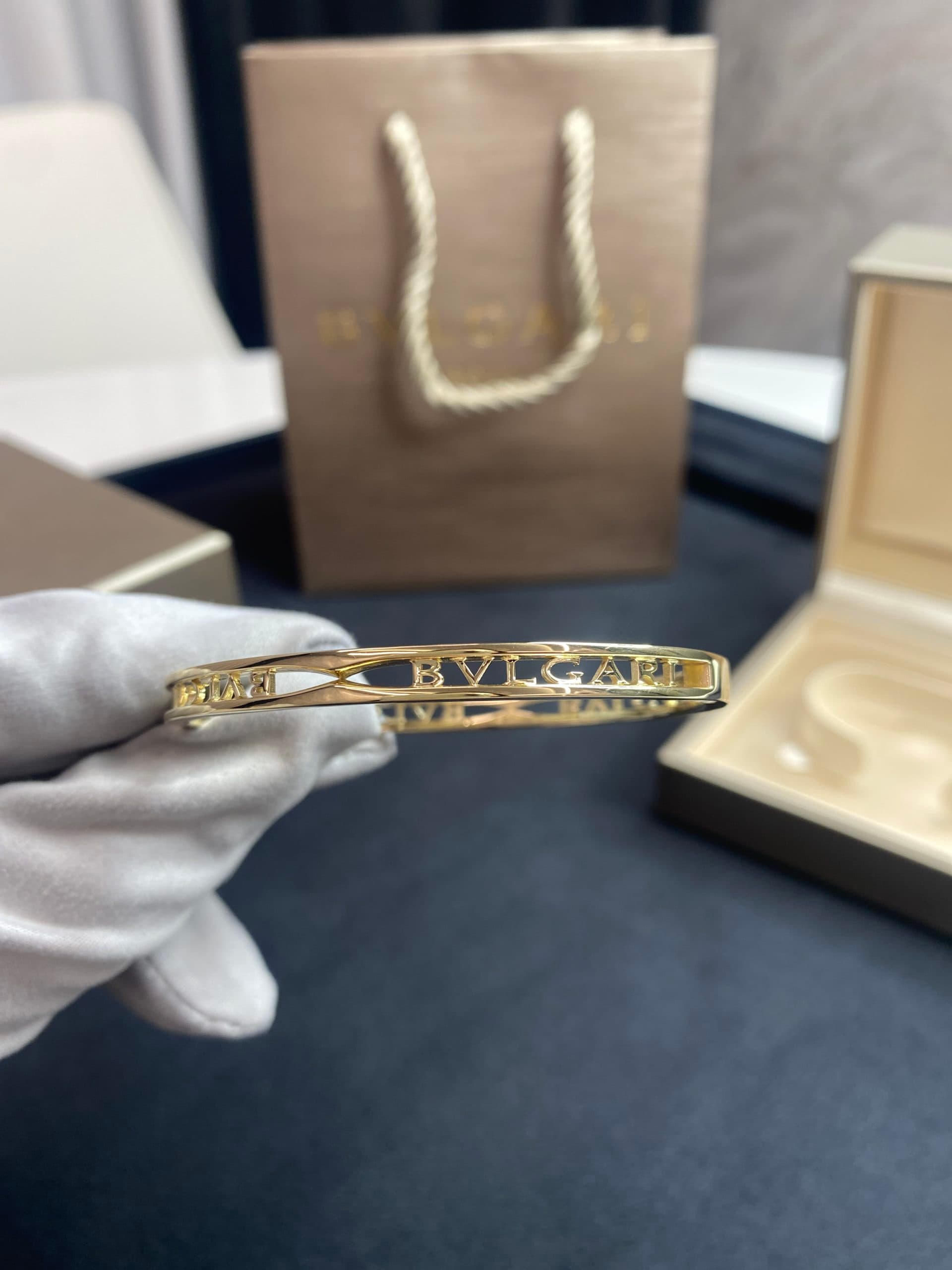 Браслет Bulgari желтое золото 1