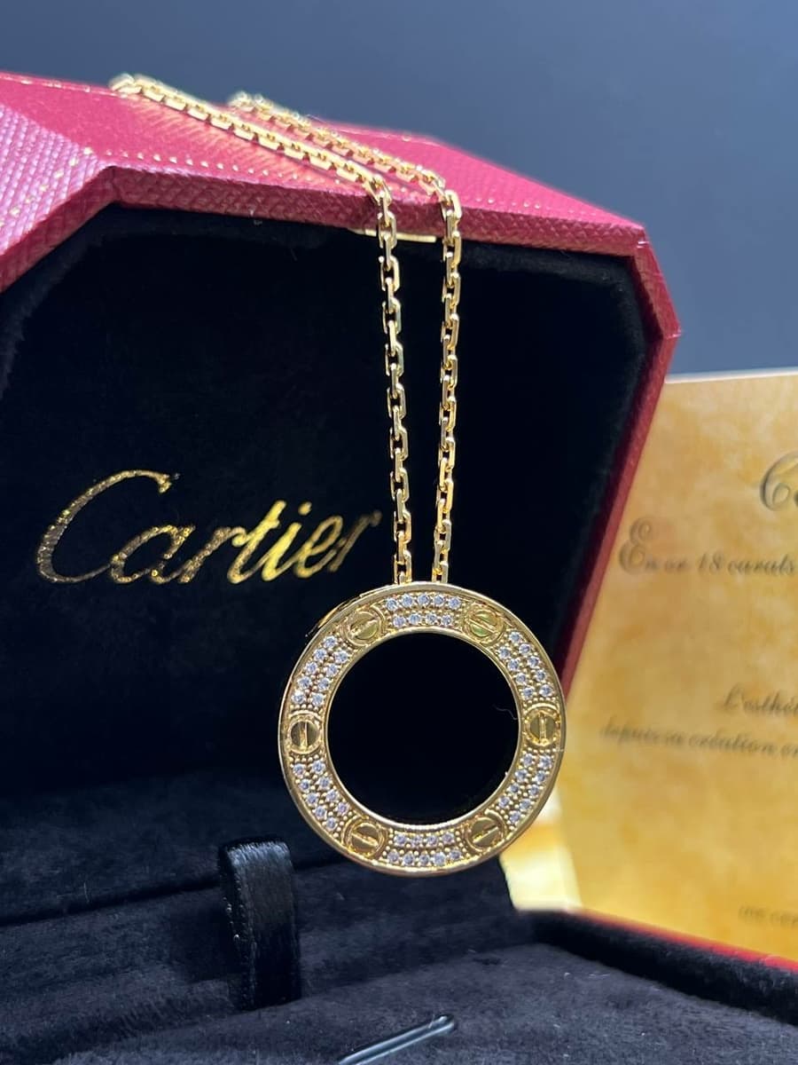 Колье Cartier Love, желтое золото 3