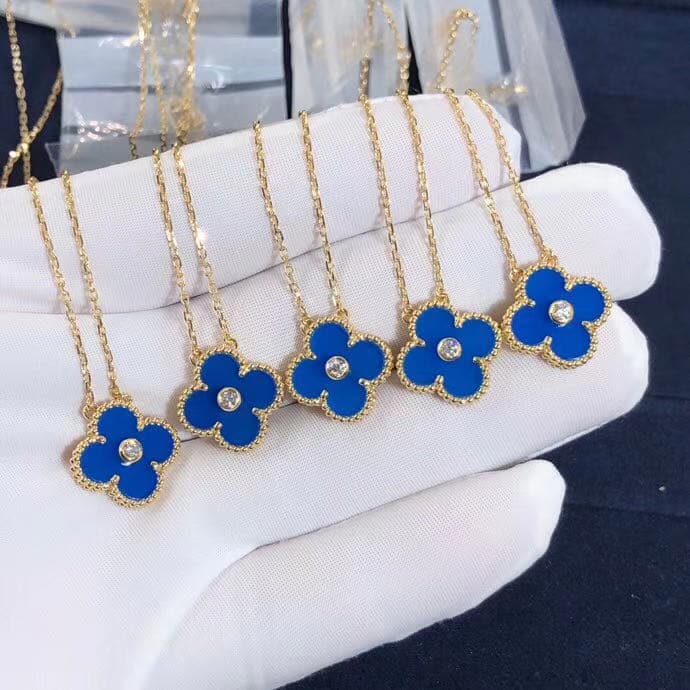 Подвеска Van Cleef & Arpels Vintage Alhambra желтое золото, бриллиант 2