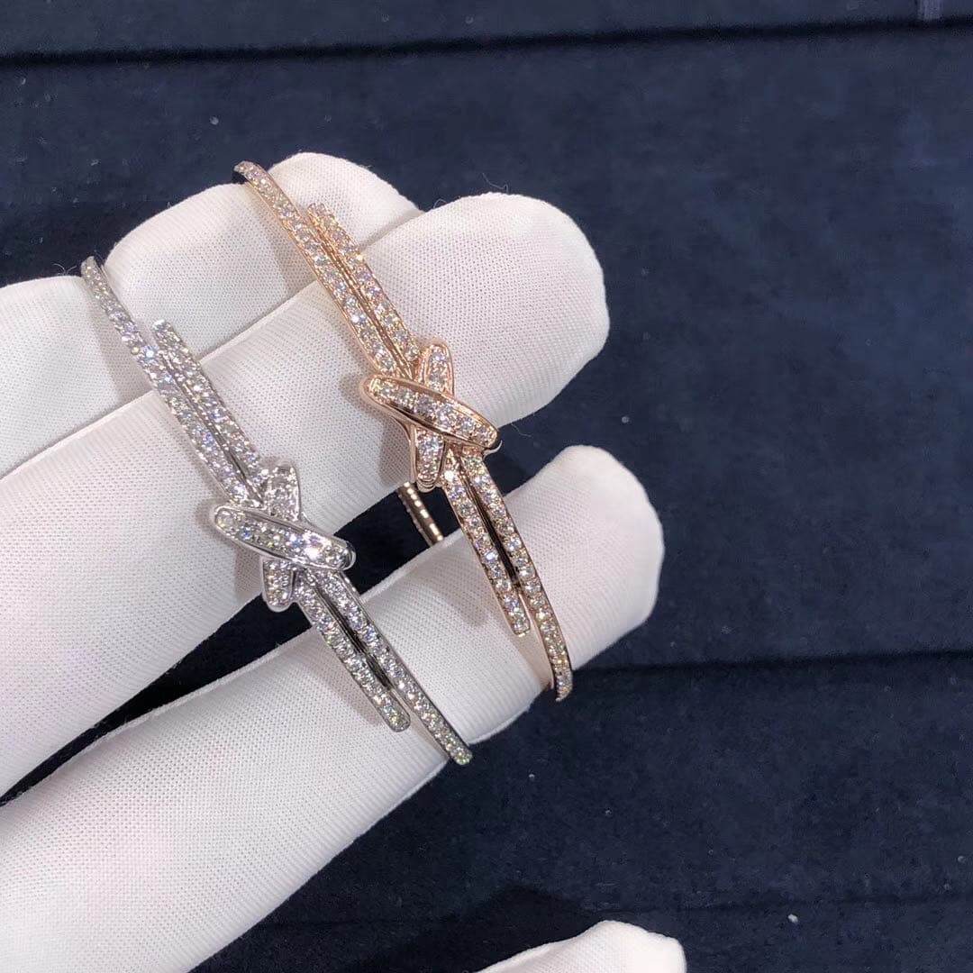 Браслет Chaumet Premiers Liens розовое золото, бриллианты 5