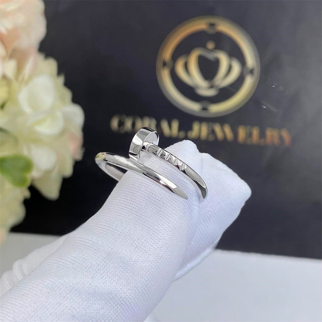 Кольцо Cartier, белое золото 1