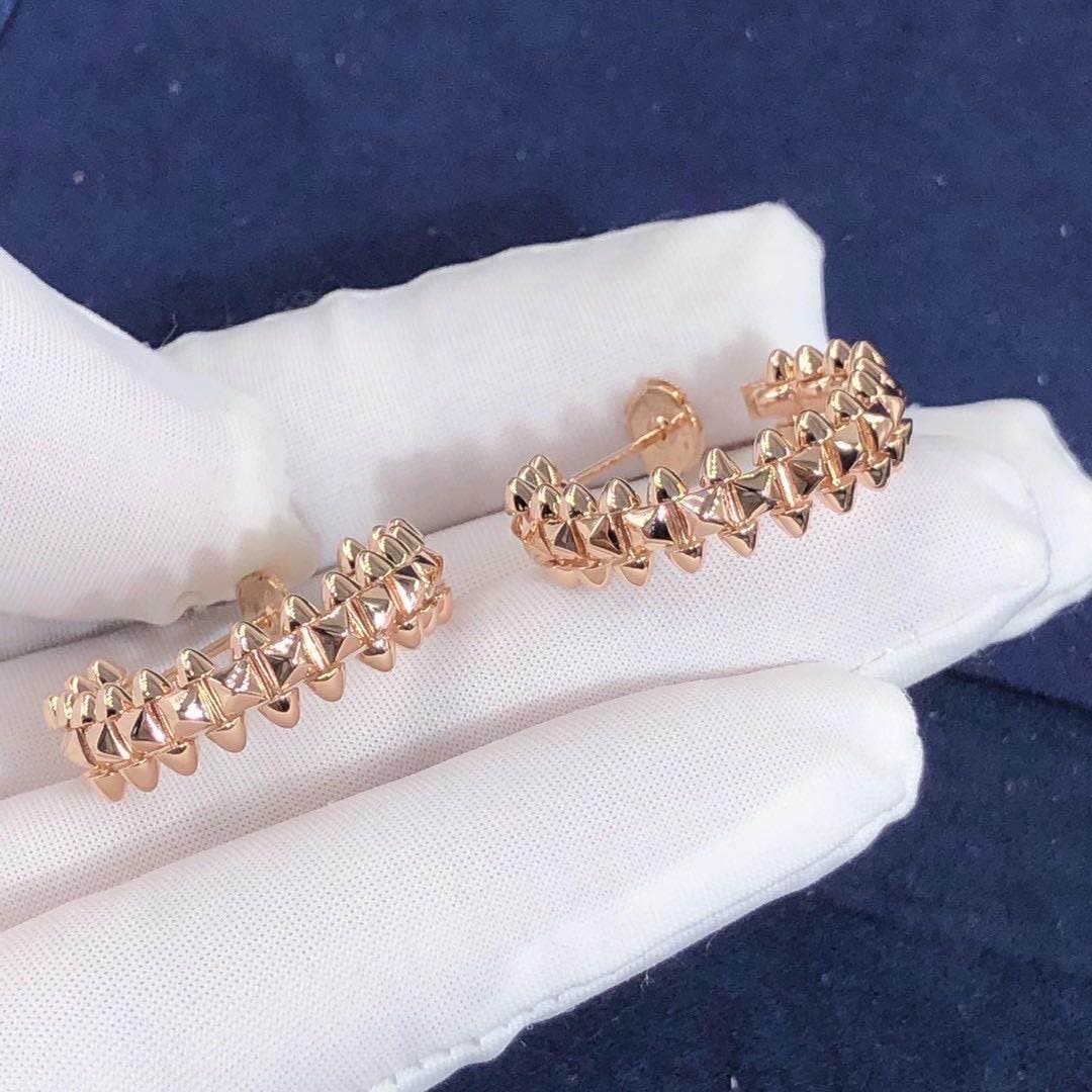 Серьги Clash de Cartier розовое золото 5
