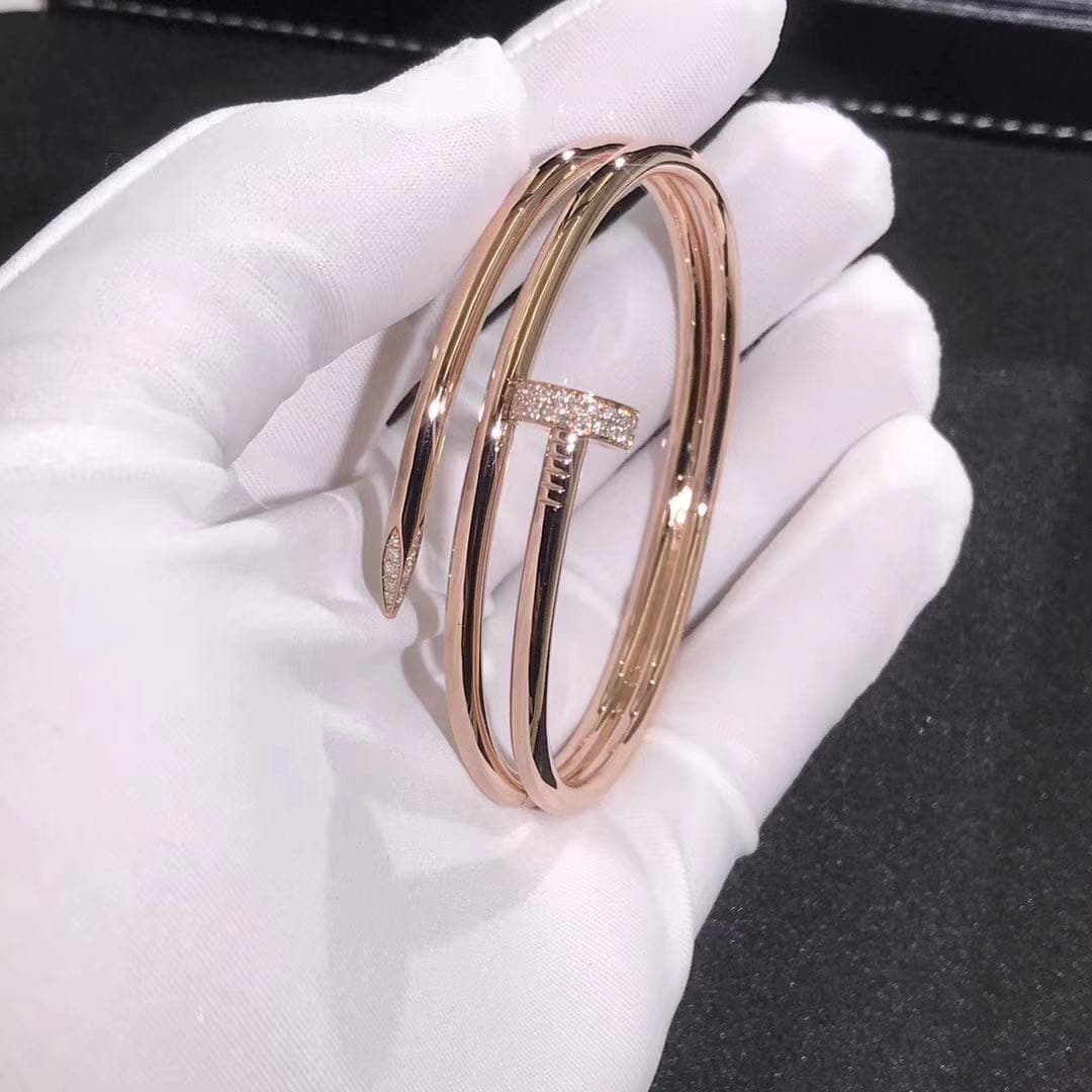 Браслет Cartier Juste un Clou, бриллианты 0,41ct 1