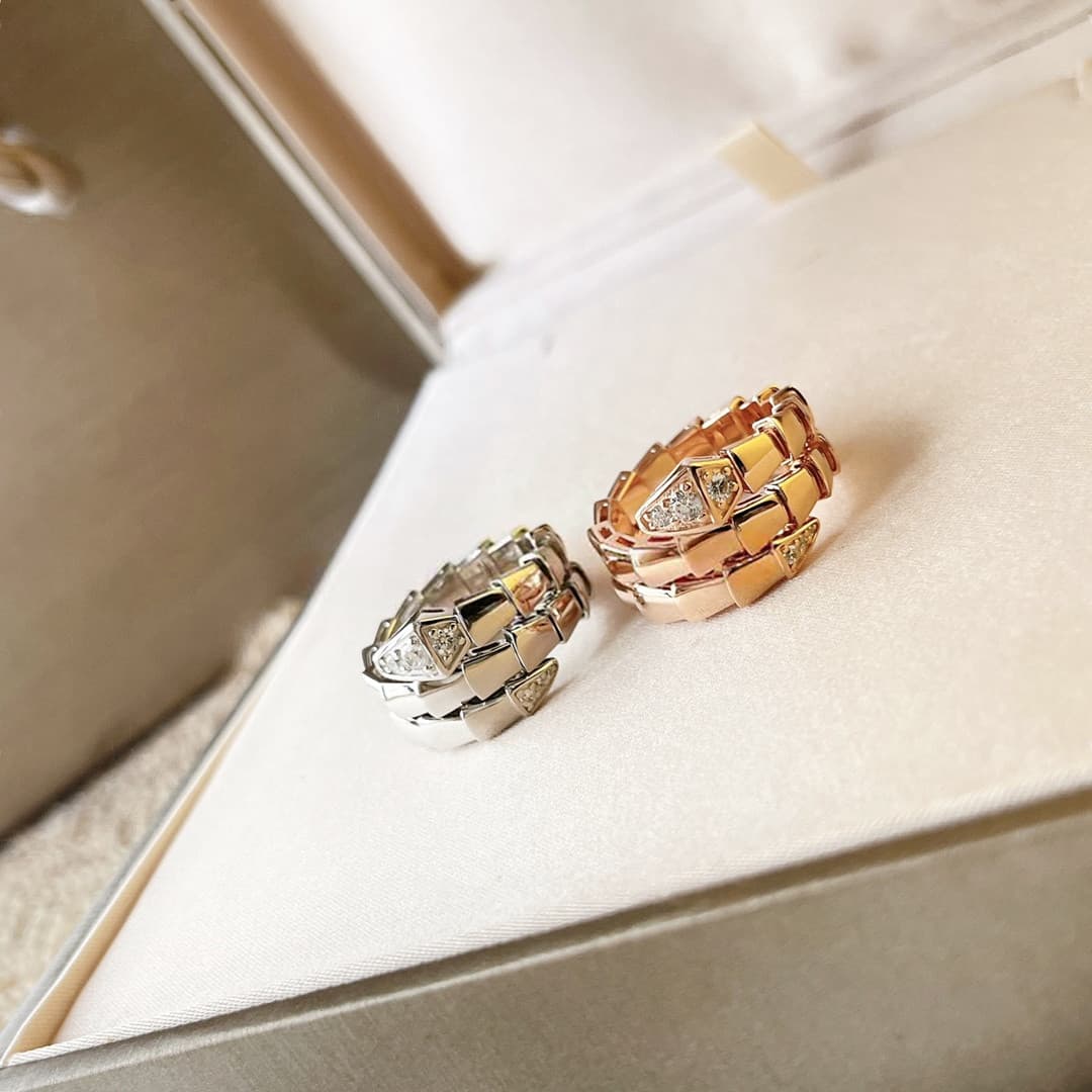 Кольцо Bvlgari Serpenti Viper в два витка 4