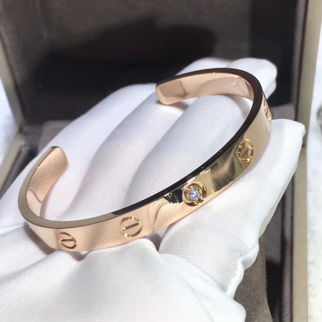 Браслет Cartier Love, розовое золото 4