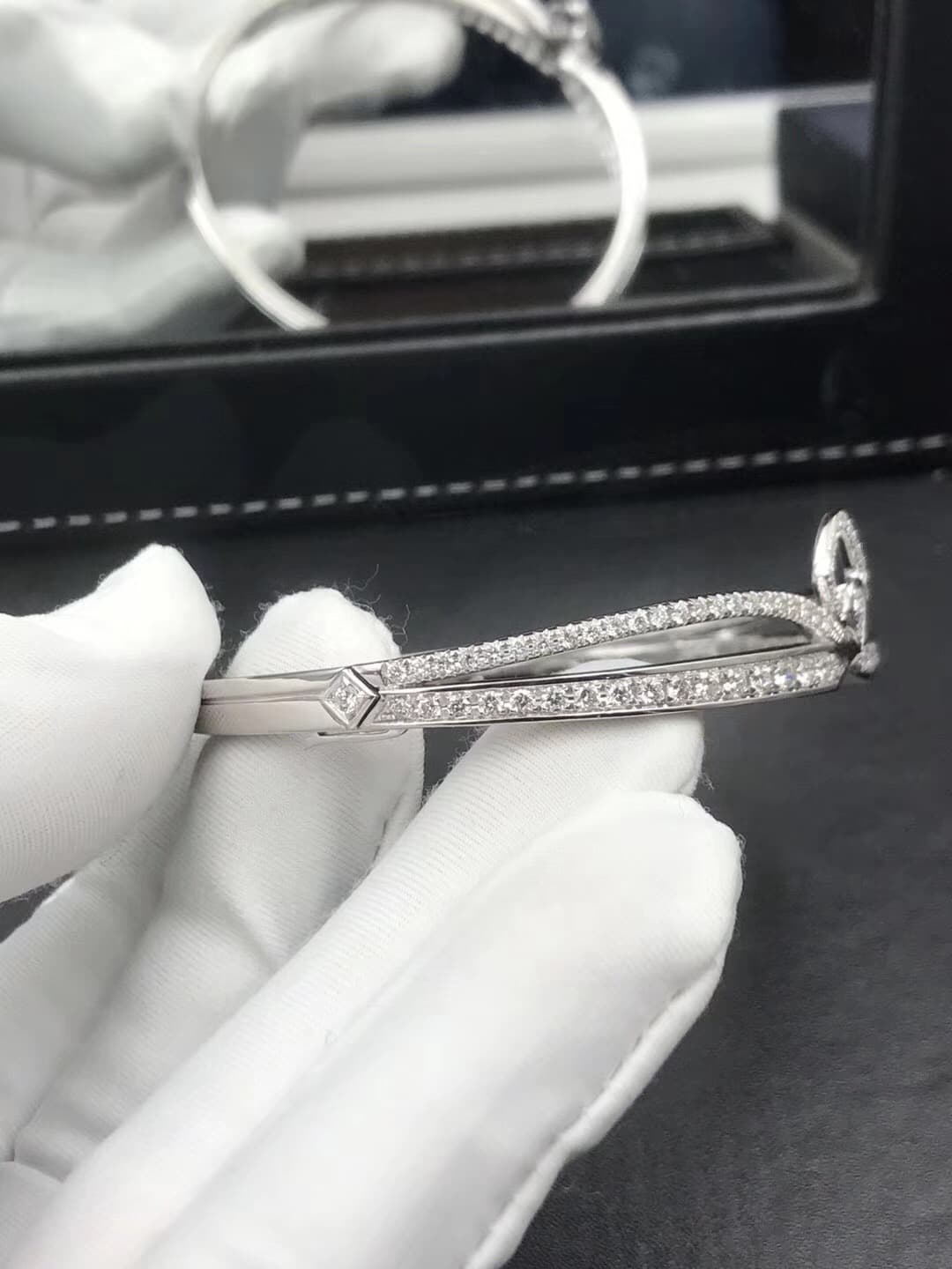 Браслет Chaumet Josephine Eclat белое золото, бриллианты 4