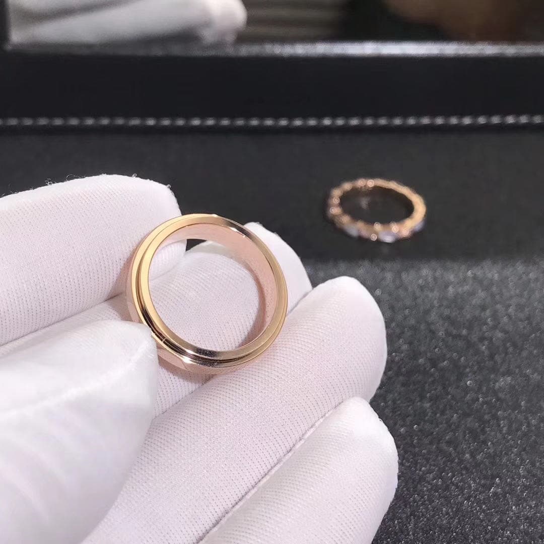 Кольцо Piaget Possession с подвижным механизмом бриллианты, розовое золото