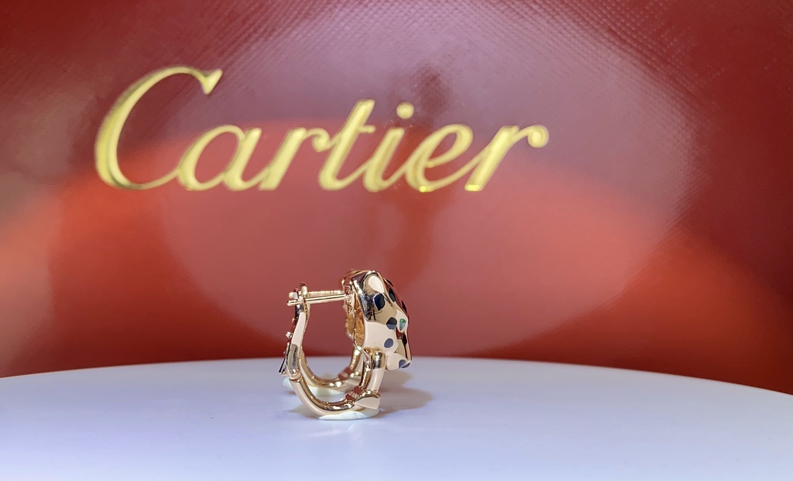 Серьги Panthère de Cartier 0,01ct 3