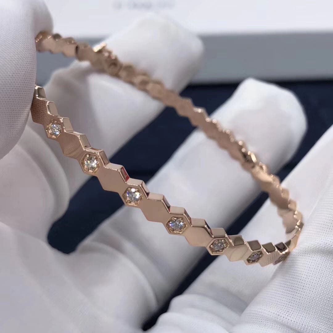Браслет Chaumet Bee My Love розовое золото, бриллианты