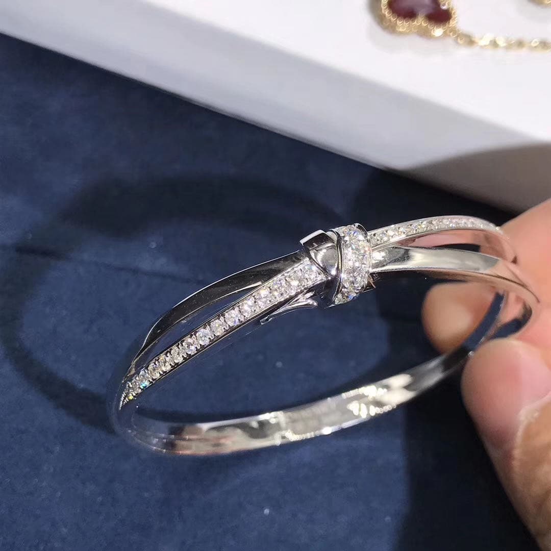Браслет Chaumet Jeux De Liens Dimond белое золото, бриллианты 8