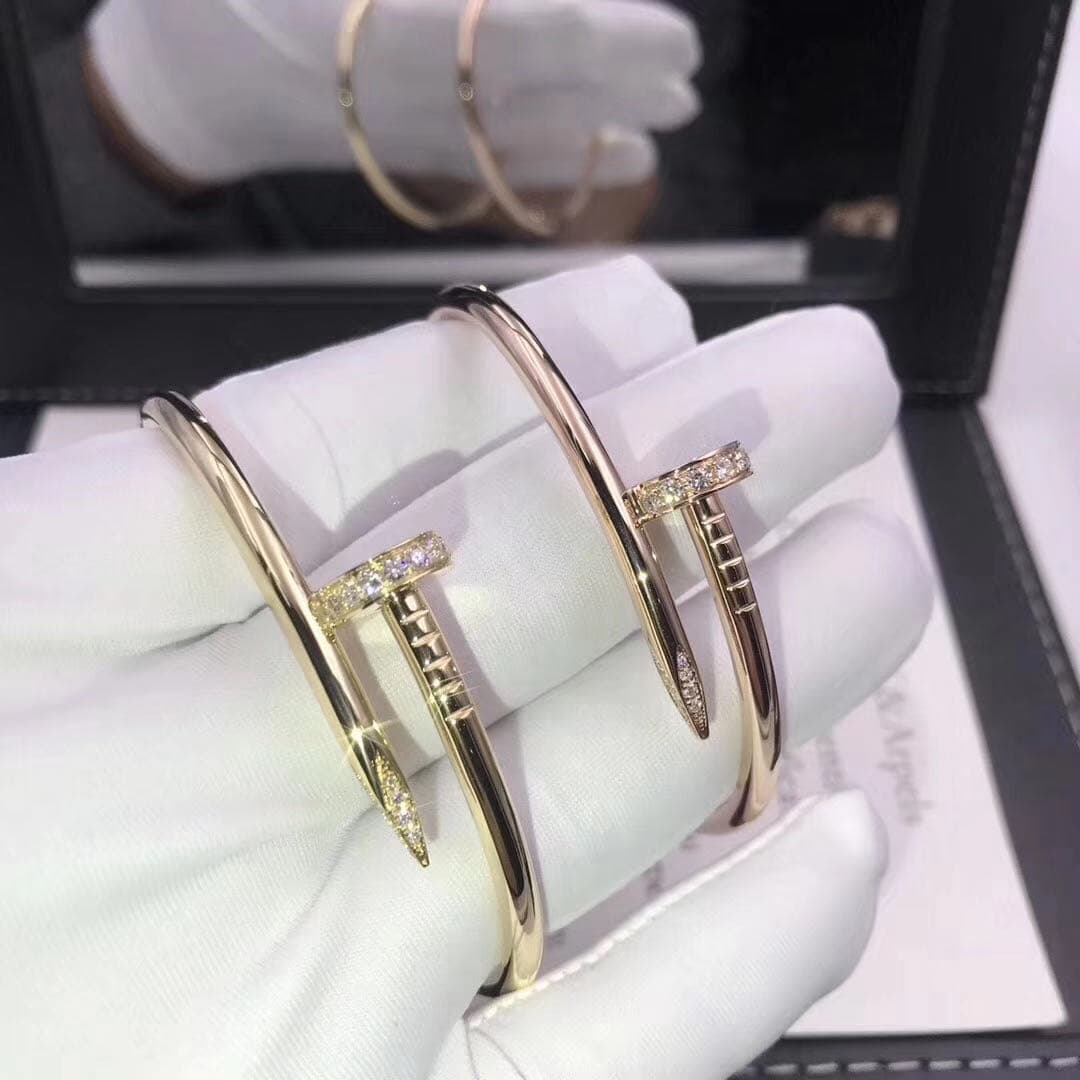 Браслет Cartier Juste un Clou классическая модель желтое золото, бриллианты 6