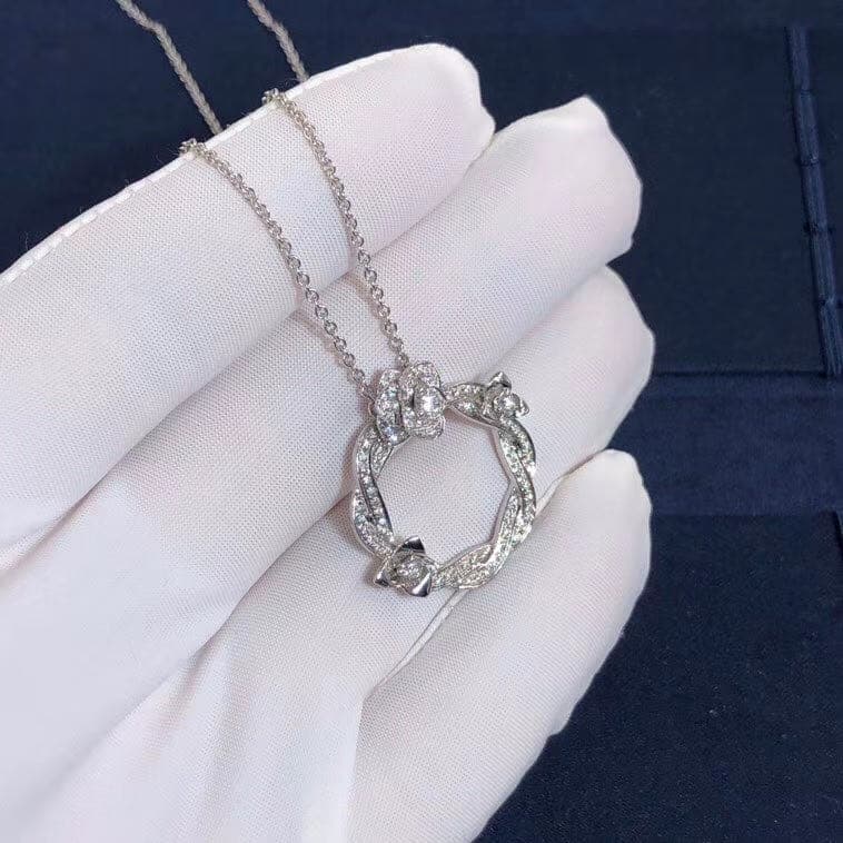 Подвеска Piaget Rose бриллианты, белое золото