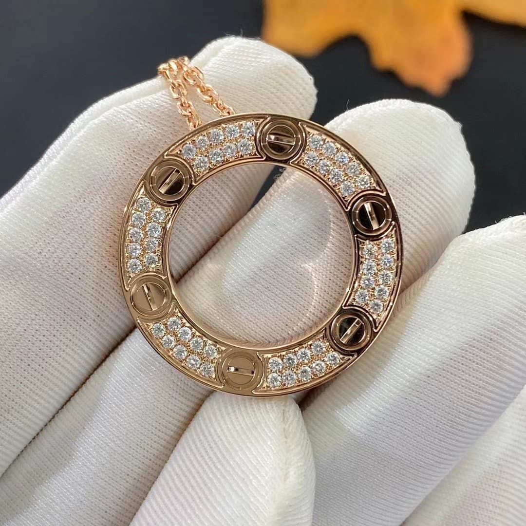 Колье Cartier с бриллиантами 0,3ct 1