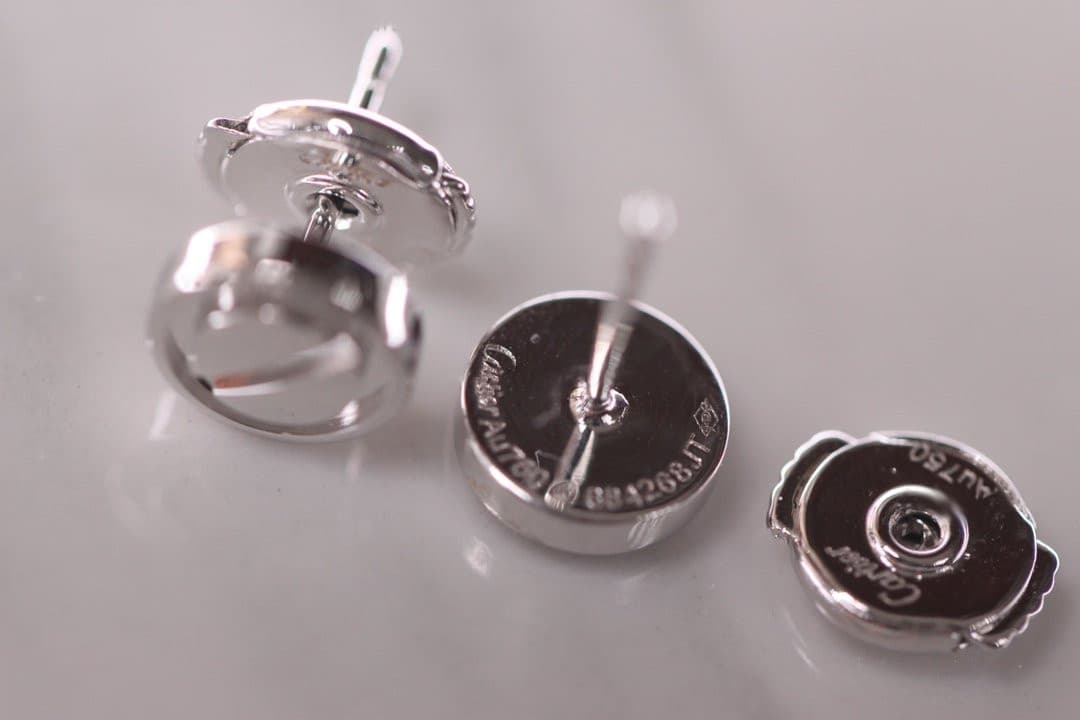 Серьги Cartier Love, белое золото 3