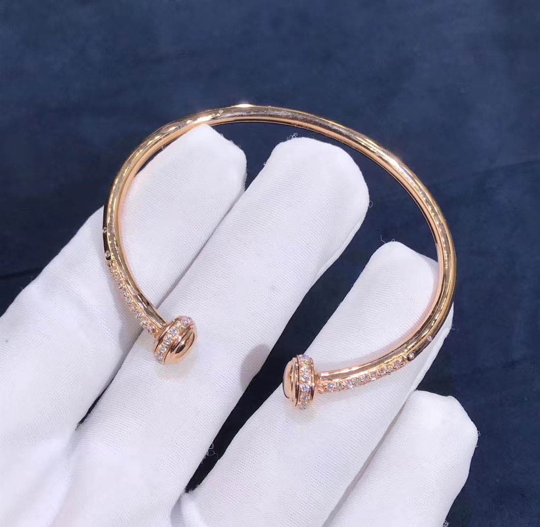 Браслет Piaget Possession Open Bangle розовое золото, бриллианты 6