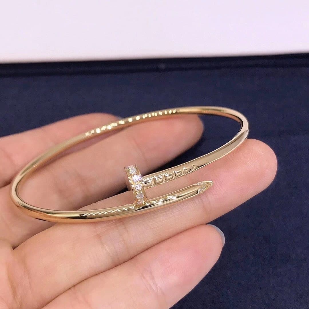 Браслет Cartier розовое золото, 0,18 ct 2