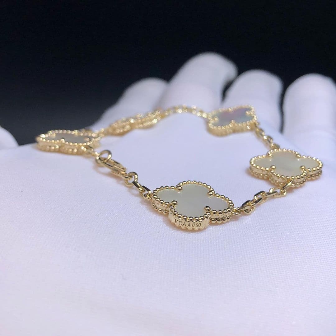 Браслет Van Cleef & Arpels Vintage Alhambra, 5 мотивов 1