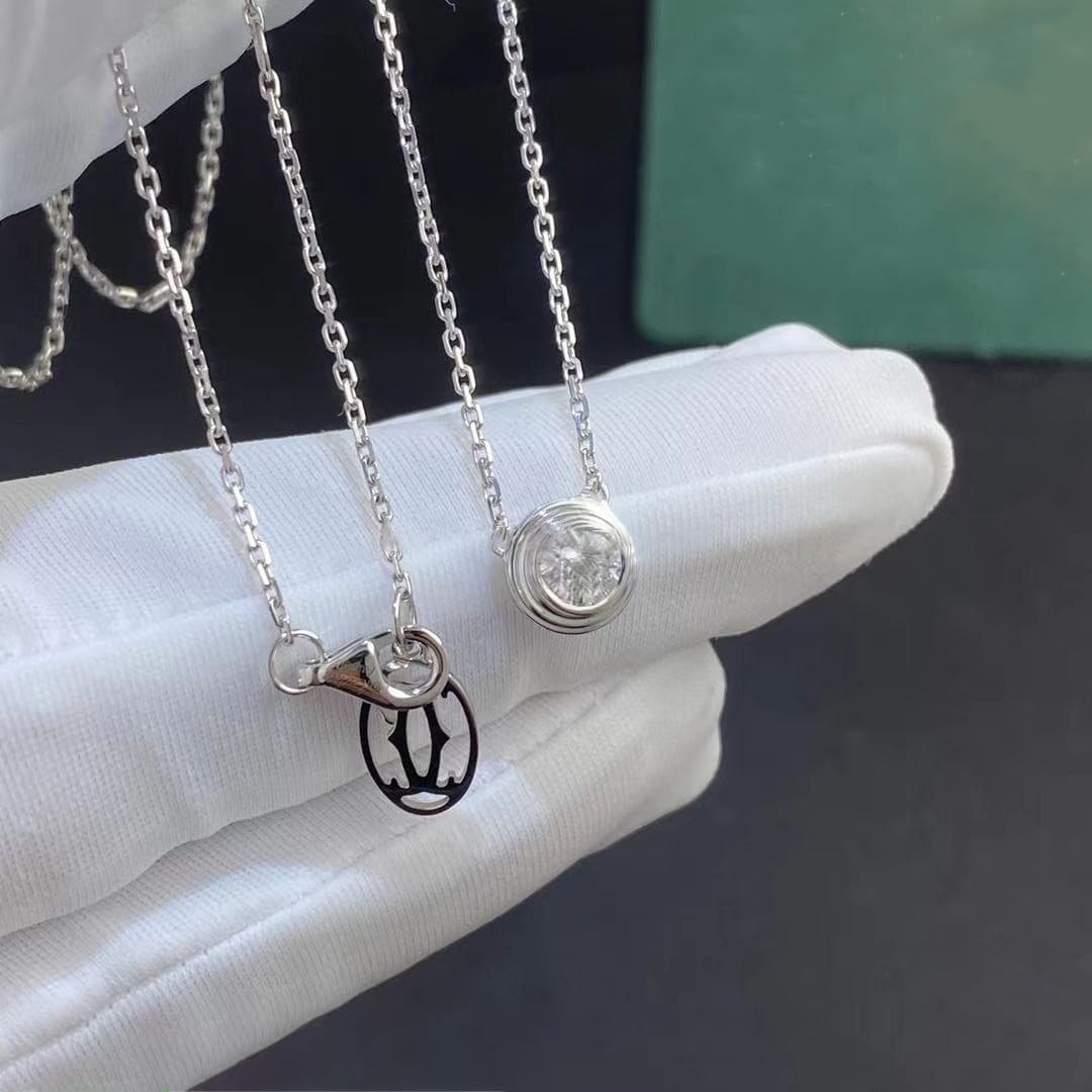 Золотое колье Cartier Diamants Légers, 0,18ct 3