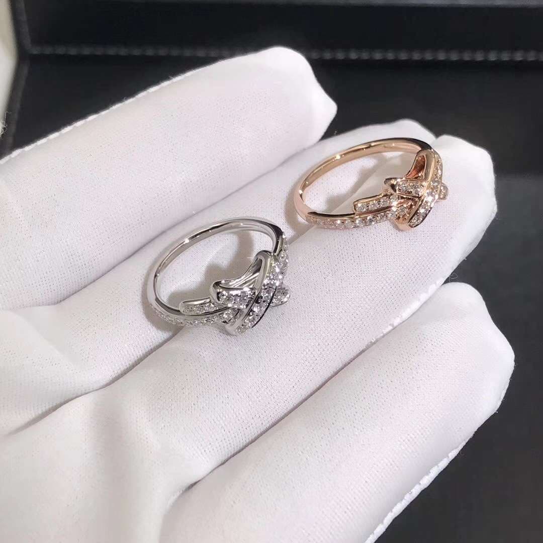 Кольцо Liens de Chaumet розовое золото, бриллианты 5