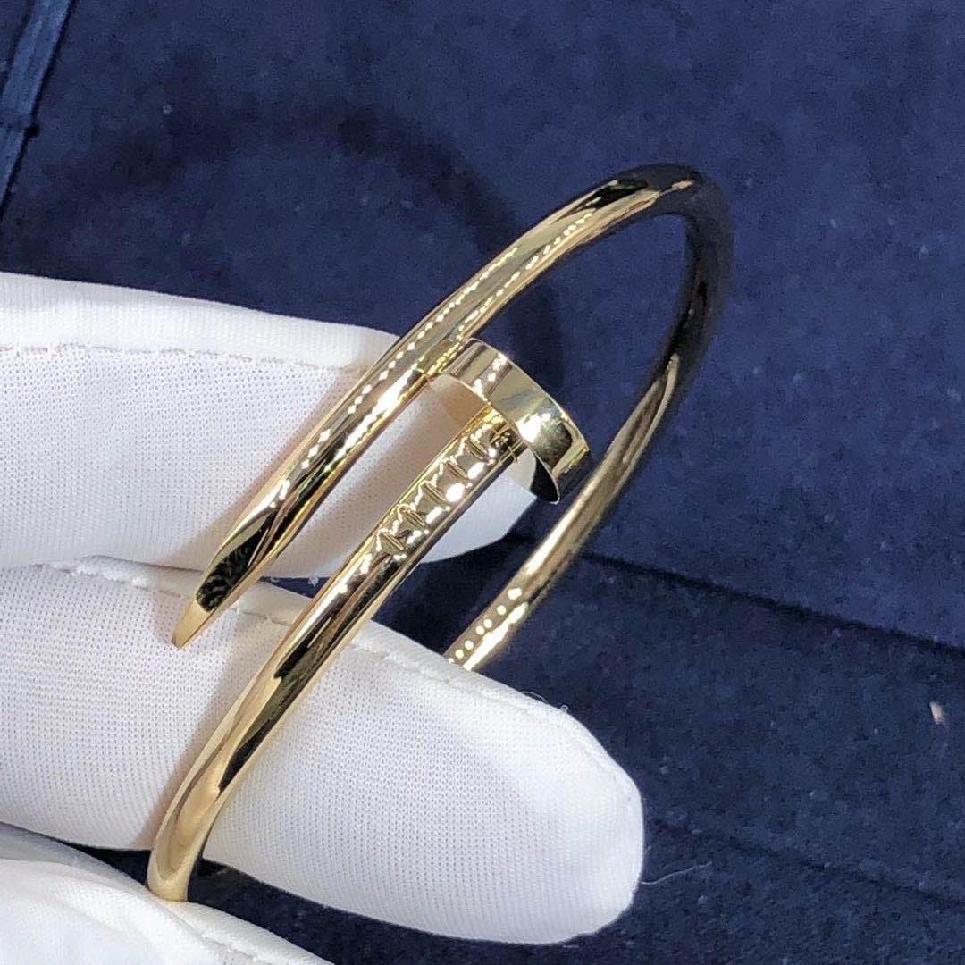 Браслет Cartier Juste un Clou классическая модель желтое золото 7
