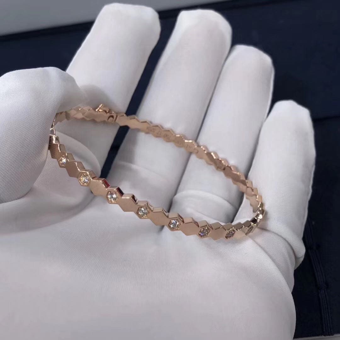 Браслет Chaumet Bee My Love розовое золото, бриллианты
