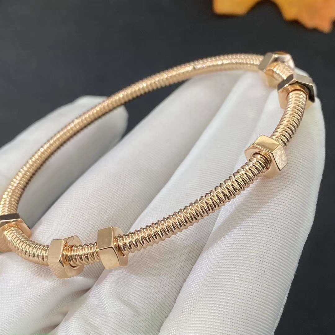 Браслет Cartier Ecrou из розового золота 2