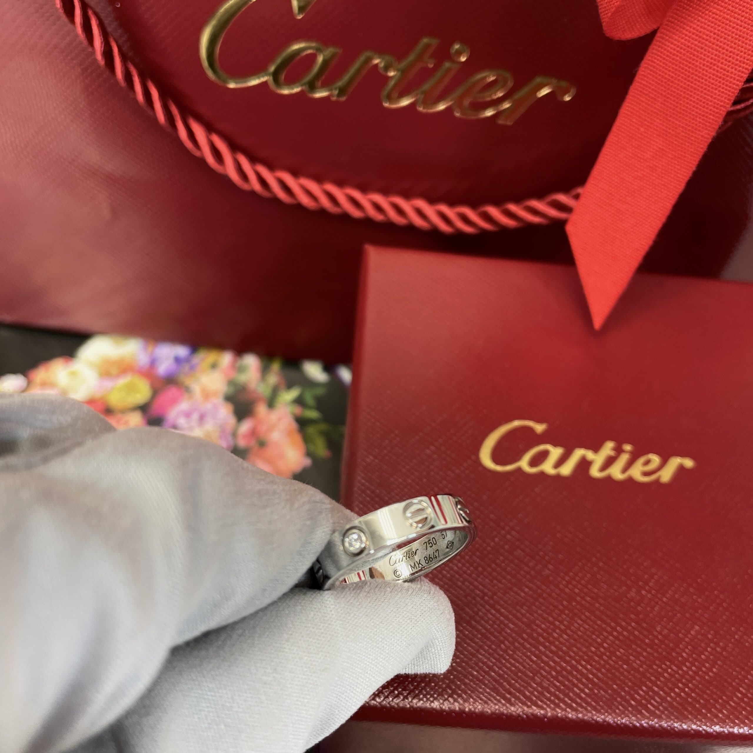 Кольцо Cartier Love 4