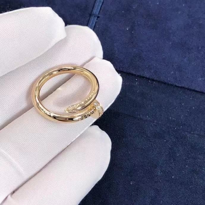 Кольцо Cartier Juste un Clou желтое золото, бриллианты 7