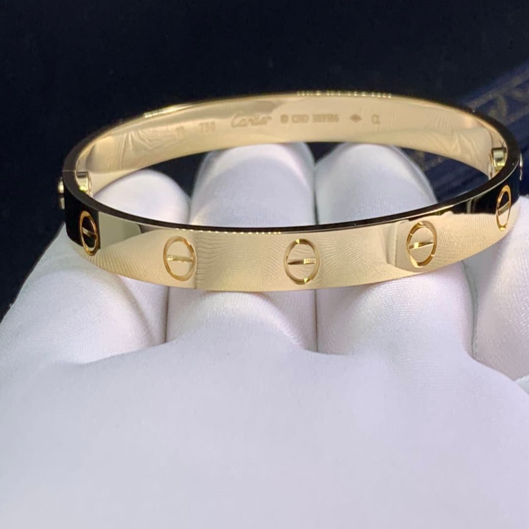 Браслет Cartier Love желтое золото 4
