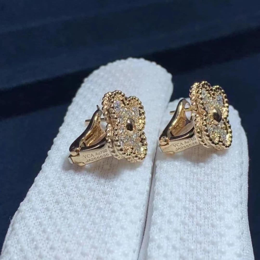 Серьги Vintage Alhambra, 0,97ct 1