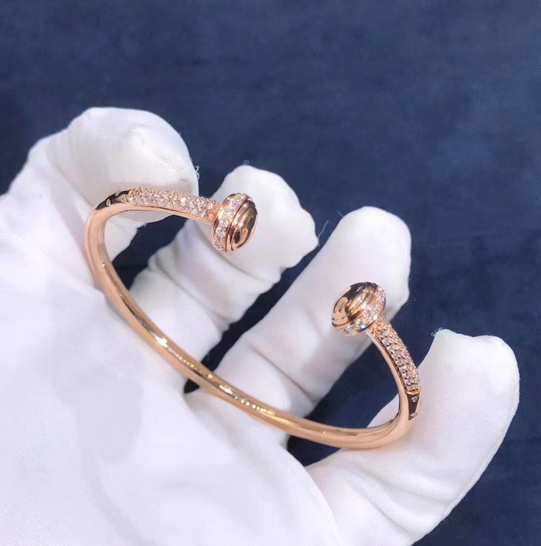 Браслет Piaget Possession Open Bangle розовое золото, бриллианты 3