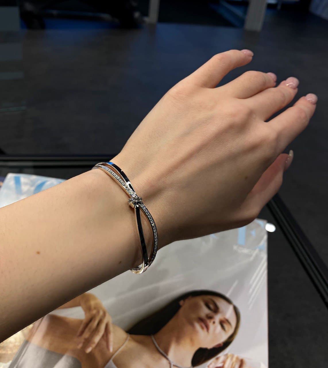 Браслет Chaumet белое золото, бриллианты 3